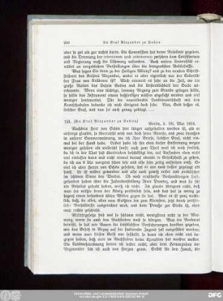 153. [An Graf Alexander zu Dohna.]