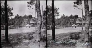La Baule. Tennisplatz des Hôtel Royal