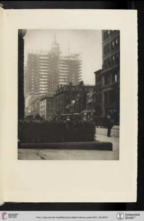 [Alfred Stieglitz, VI. Old and New New York (1910), photogravure from the original negative]