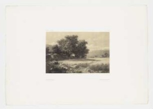Landschaft mit zwei Figuren, Blatt 93 der Folge "Werke"