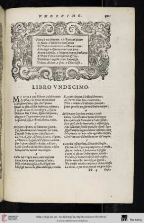 Libro undecimo [1-260]