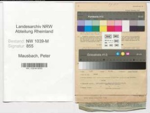 Entnazifizierung Peter Mausbach , geb. 07.03.1901 (Arzt)