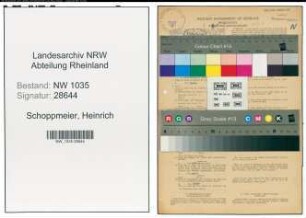 Entnazifizierung Heinrich Schoppmeier , geb. 21.10.1909 (Steiger)