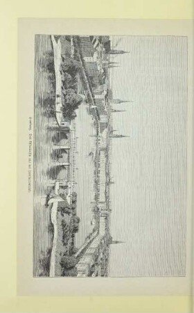 Hamburg. Das Alsterbassin mit der Lombardsbrücke