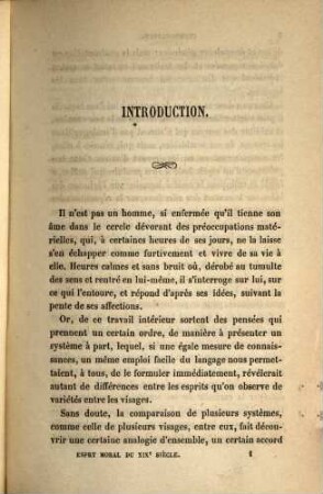 Esprit moral du dix-neuvième siècle