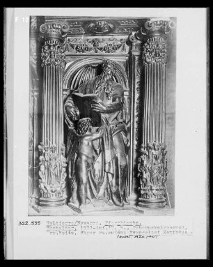 Hochaltar, Tabernakelgeschoss, rechte Seite: Evangelist Matthäus