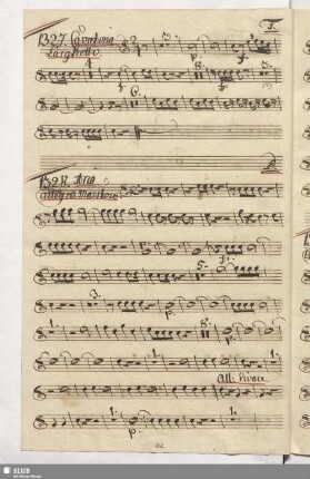 1327. Cavatina: D'una Donna qual son io / Cimarosa, D.