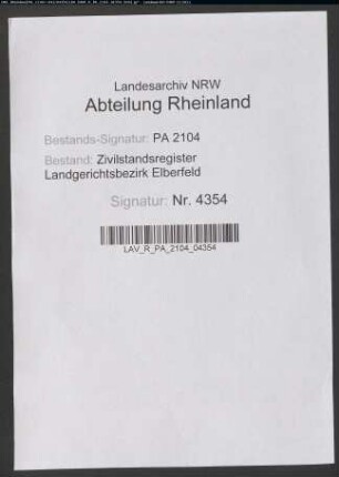Sterberegister Solingen