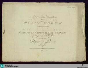 Air avec dix variations pour le piano forte