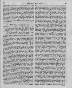 Seubert, G. C.: Christliche Ermunterungen in schwieriger Zeit. Stuttgart: Löflund; Sohn 1833