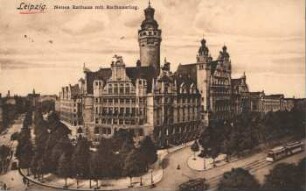 Leipzig : Neues Rathaus mit Rathausring