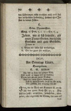 DCLV. Am Sonntage Lätare. Evangelium.