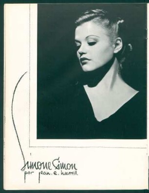 Simone Simon - [Retrato] por Jean E. Hurrell