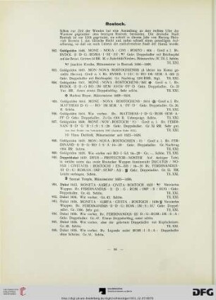 Rostock (Nr. 982-1318)