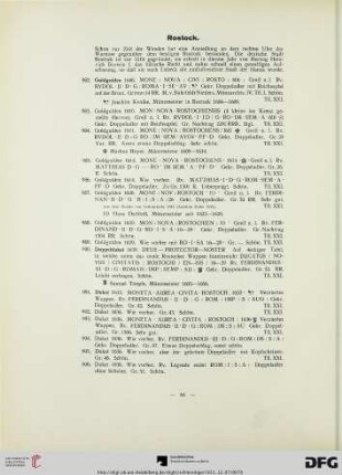 Rostock (Nr. 982-1318)