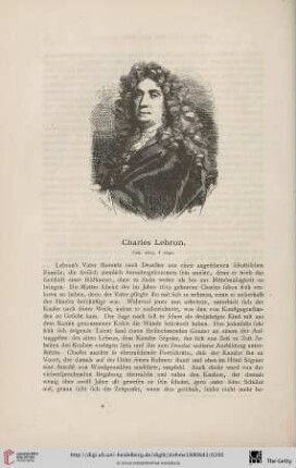 3: Charles Lebrun : geb. 1619, † 1690