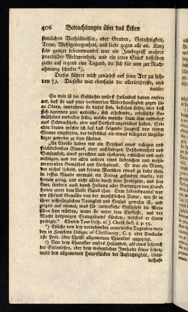 406-411, Dieses fuehret mich zunaechst auf seine Art ...