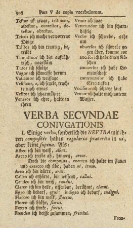 Verba Secvndae Conivgationis