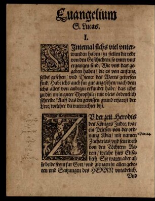 Evangelium S. Lucas.