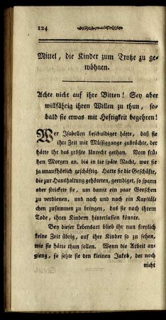 Mittel, die Kinder zum Trotze zu gewöhnen.