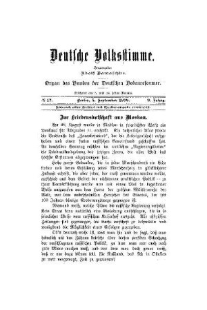 Zur Friedensbotschaft aus Moskau