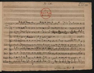 Ich danke dem Herrn; V (4), orch, bc; a-Moll