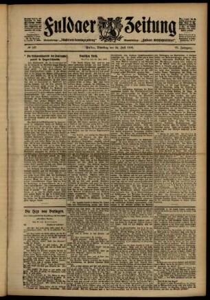Ausgabe vom Dienstag, den 24. Juli 1906.