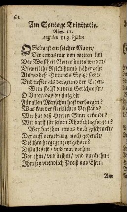 Am Sontage Trinitatis. - Am 27. Sontage Trinitatis.