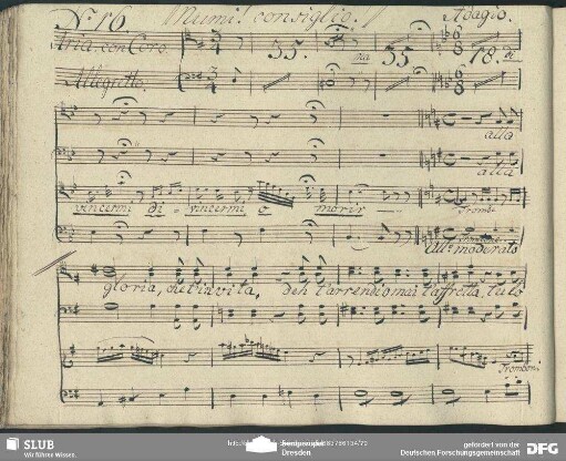 No. 16 Aria con Coro: "Se resto sul lido"