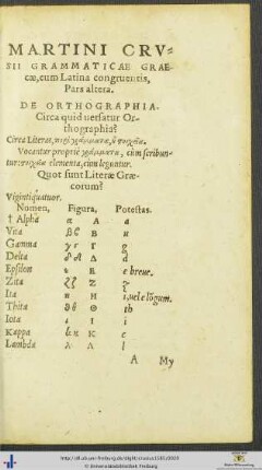 De Orthographia