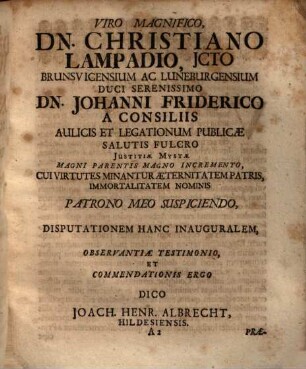 Disputatio Iuridica Inauguralis De Iure Vestiario