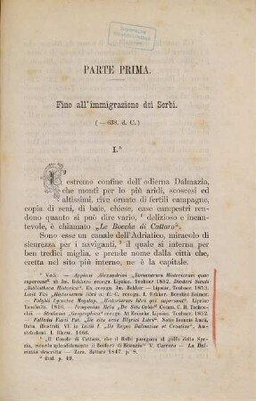 Memorie storiche sulle Bocche di Cattaro