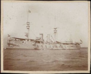 Kriegsschiff S.M.S. König Wilhelm, Kapitän Schmidt.