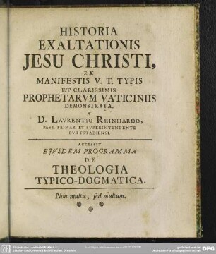 Historia Exaltationis Jesu Christi