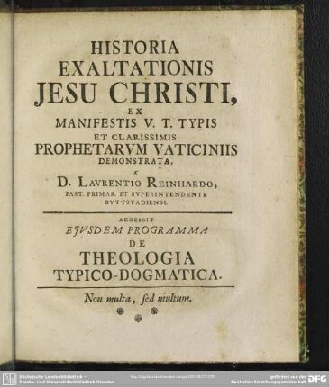Historia Exaltationis Jesu Christi
