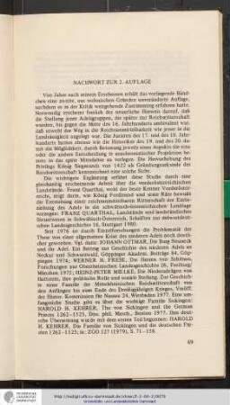 Nachwort zur 2. Auflage