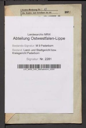 Erblasser: Kaup, Elisabeth, geb. Bürmann:
