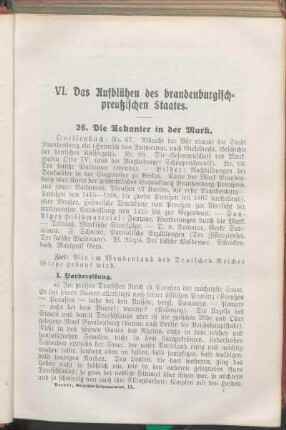 VI. Das Aufblühen des brandenburgisch-preußischen Staates.