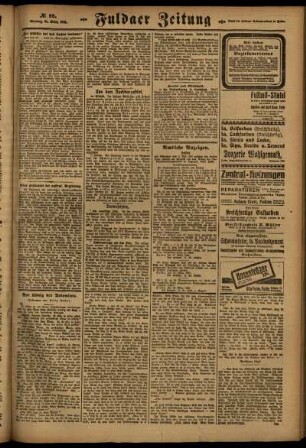 Zweite Ausgabe vom Montag, den 21. März 1921.