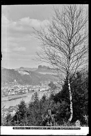 Blick auf Bad Schandau