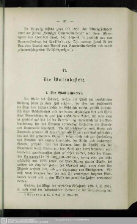 11. Die Wollindustrie