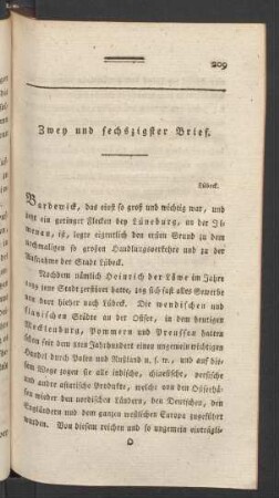 Zwey und sechszigster Brief