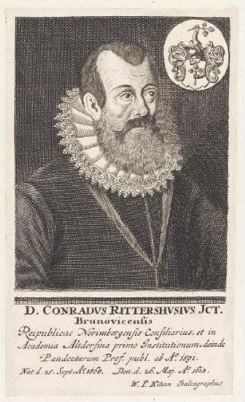 Bildnis des Conradvs Rittershvsivs