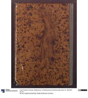 Skizzenbuch & Rückendeckel & Außenseite
