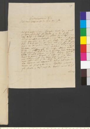 Brief von Henschel, Gebrüder an Goethe, Johann Wolfgang von