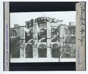 Istanbul, Hagia Sophia : Außenansicht, Westseite