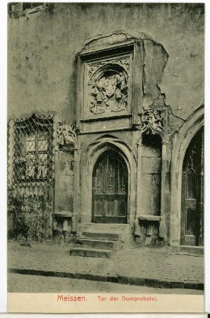Meißen. Tor der Domprobstei