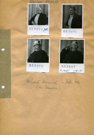 Portraitserie Gerhard Heinrich