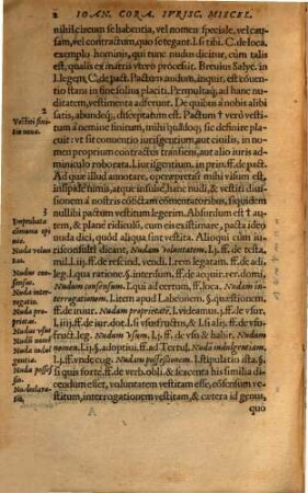 Joh. Cosii Miscellaneorum iuris civilis libri sex