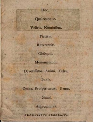 Diss. acad. sistens nomenclatorem botanicum